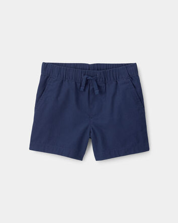 Baby Boy Canvas Shorts - Blue, 