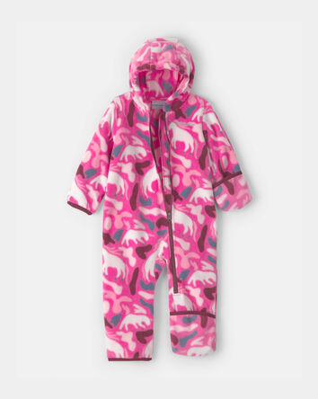 B&eacute;b&eacute; fille - Columbia&trade; Combinaison en polaire d'une pi&egrave;ce - Rose, 