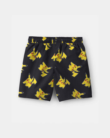 Gar&ccedil;ons - Short maillot de bain Pok&eacute;mon - Noir/Jaune, 