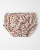 Baby Girl Organic Cotton Dobby Dress in Floral, image 3 of 6 slides