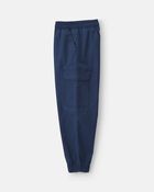 Boys Cargo Joggers - Navy Blue, image 3 of 5 slides