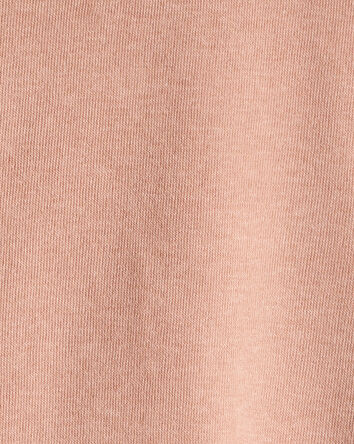 Girls Long-Sleeve Hooded Zip-Up Jacket - Brown, 