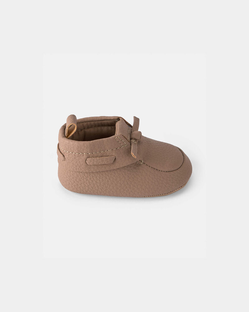 B&eacute;b&eacute; - Chaussures de bateau d&eacute;contract&eacute;es - Brun, image 4 sur 8 diapositives
