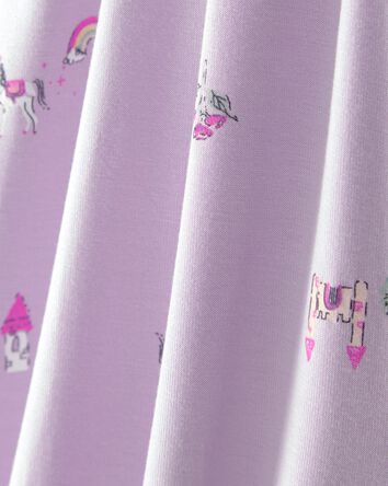 Baby Girl Fairytale Short-Sleeve Bodysuit Dress - Purple, 