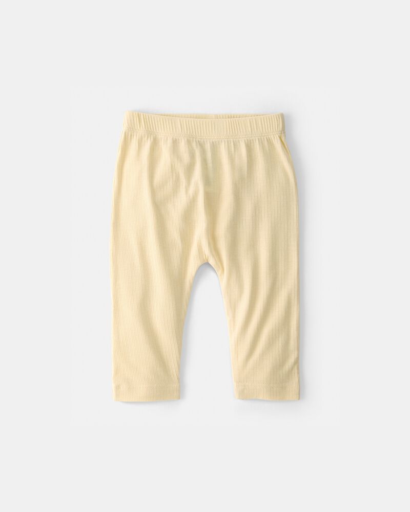 Baby 2-Pack Constellation PurelySoft Pants - White/Yellow, image 3 of 7 slides