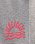 Boys Sunset French Terry Shorts - Grey, image 4 of 5 slides
