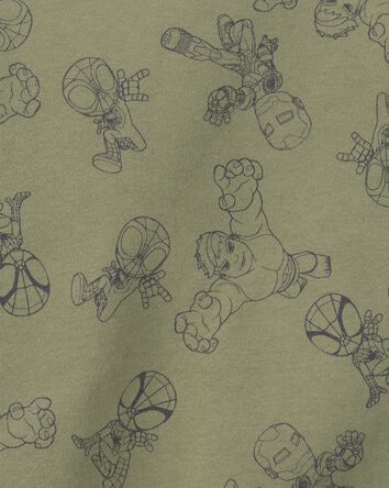 Toddler Boy &copy;Marvel French Terry Pullover Sweatshirt - Green, 