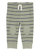 Baby Boy 2-Piece Striped Bodysuit Pant Set, image 2 of 4 slides