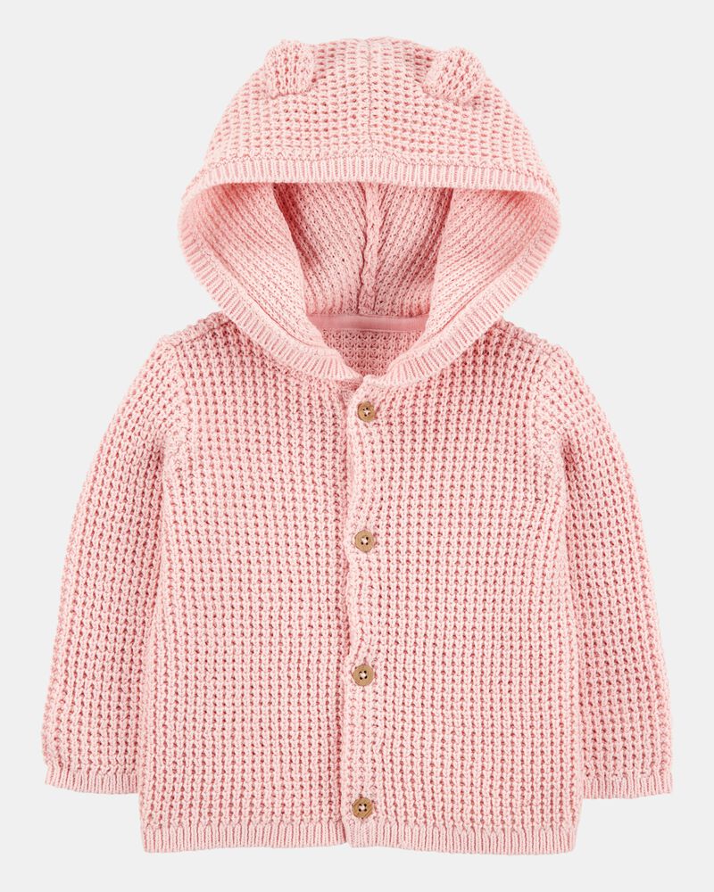 Baby Hooded Cardigan, image 1 of 3 slides