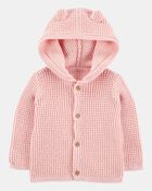 Baby Hooded Cardigan, image 1 of 3 slides