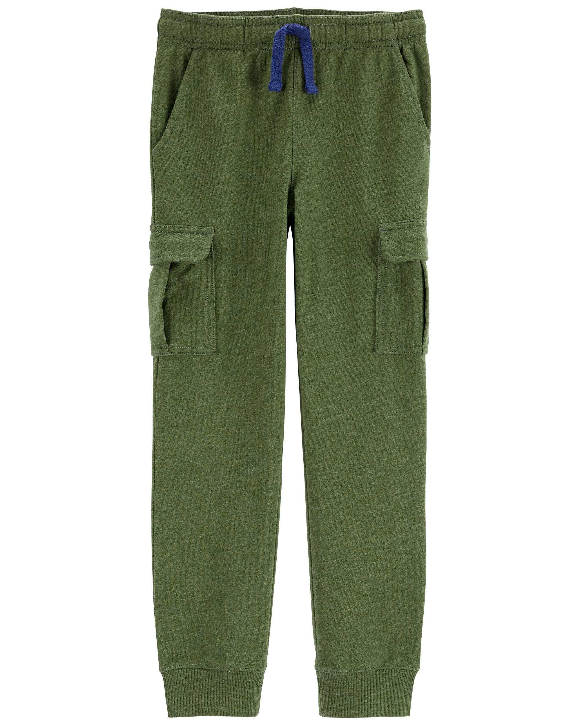 Boys olive cargo pants clearance