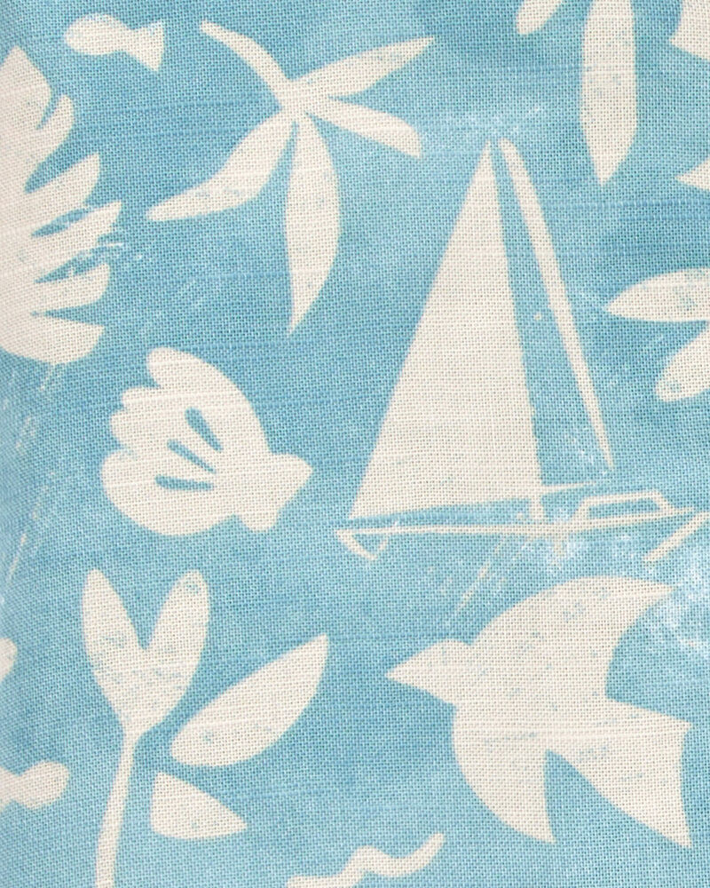 Baby 3-Piece Beach Print Little Short Set, image 4 of 6 slides