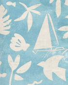 Baby 3-Piece Beach Print Little Short Set, image 4 of 6 slides