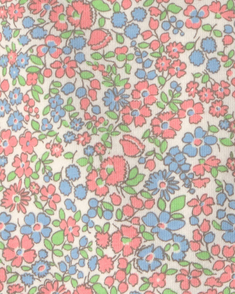 Baby Girl 2-Pack Organic Cotton Bubble in Spring Floral, image 4 of 5 slides