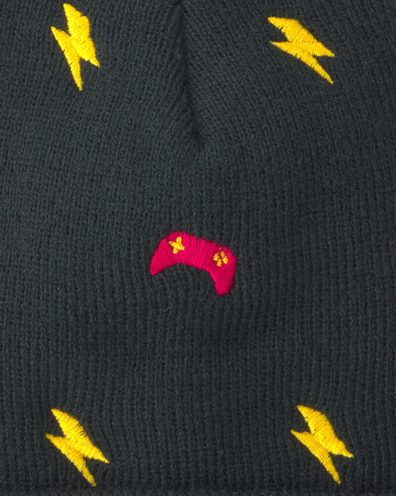 Gar&ccedil;ons - Tuque Preppy Kombi - Bleu marine, image 2 sur 2 diapositives