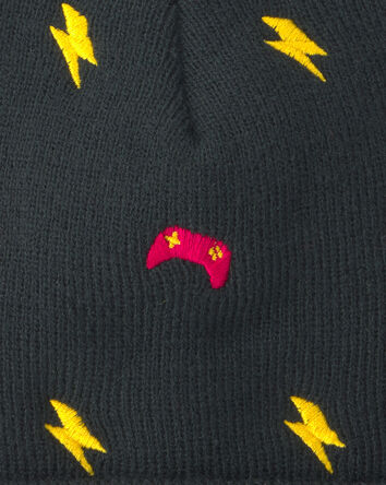Gar&ccedil;ons - Tuque Preppy Kombi - Bleu marine, 