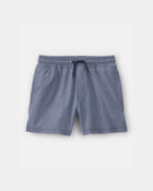 Boys Pull-On Active Shorts - Blue, image 1 of 4 slides