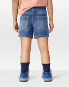 Toddler Pull-On Denim Short - Blue Wash, image 3 of 7 slides