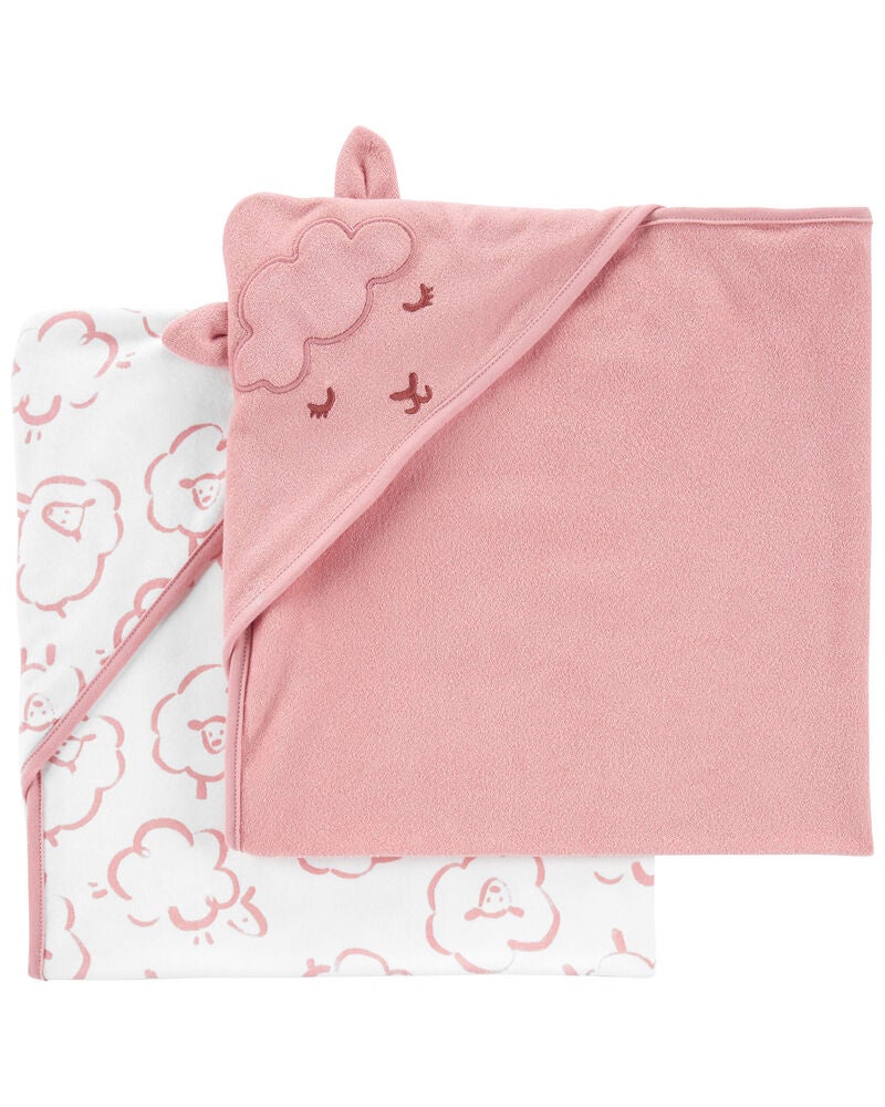 Baby 2-Pack Hooded Towels, image 1 of 1 slides