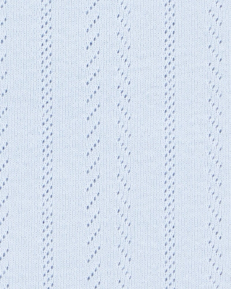 Kid Pointelle Baby Tee, image 2 of 3 slides