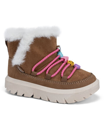 Girls Fashion Boots - Brown, 