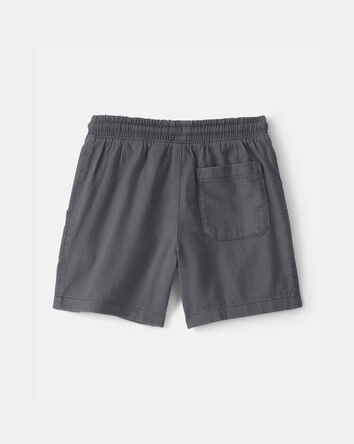 Boys Twill Shorts - Grey, 