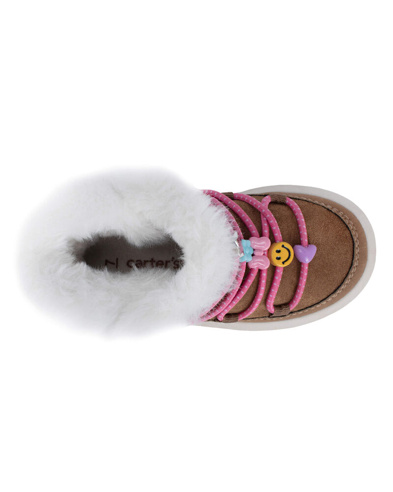 Tout-petit fille - Bottes de mode pour fille - Brun, image 4 sur 6 diapositives