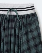 Toddler Girl Avenue Twirl™ Midi Skirt in Plaid - Green/Black, image 7 of 7 slides