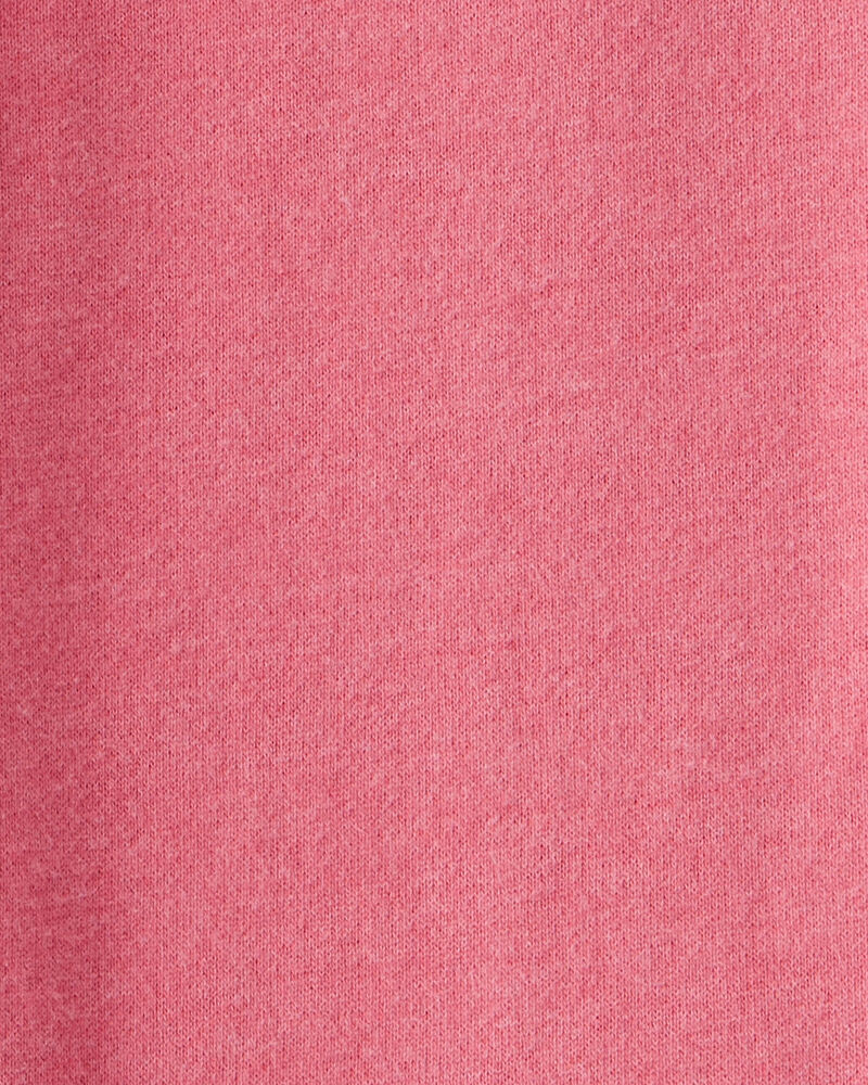 Kid French Terry Drawstring Pants - Pink, image 3 of 4 slides