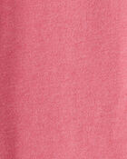 Kid French Terry Drawstring Pants - Pink, image 3 of 4 slides