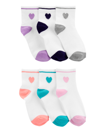 Kid 6-Pack Crew Socks, 