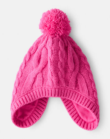 Baby Girl Winter Hat - Pink, 