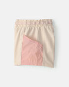 B&eacute;b&eacute; fille - Short en jersey bouclette - Rose/Ivoire, image 2 sur 2 diapositives