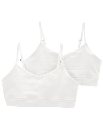 Girls 2-Pack Bralettes, 