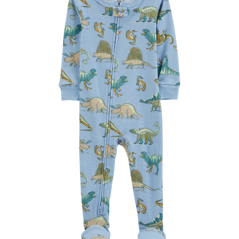 Baby Boys Baby 1 Piece Dinosaur 100 Cotton Snug Fit Footie Pyjamas 12M Carter s