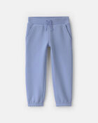 Toddler Girl Fleece Joggers - Blue, image 1 of 4 slides