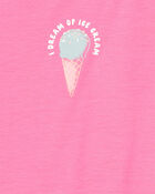 Kid 2-Pack Ice Cream Floral Nightgowns, image 2 of 4 slides