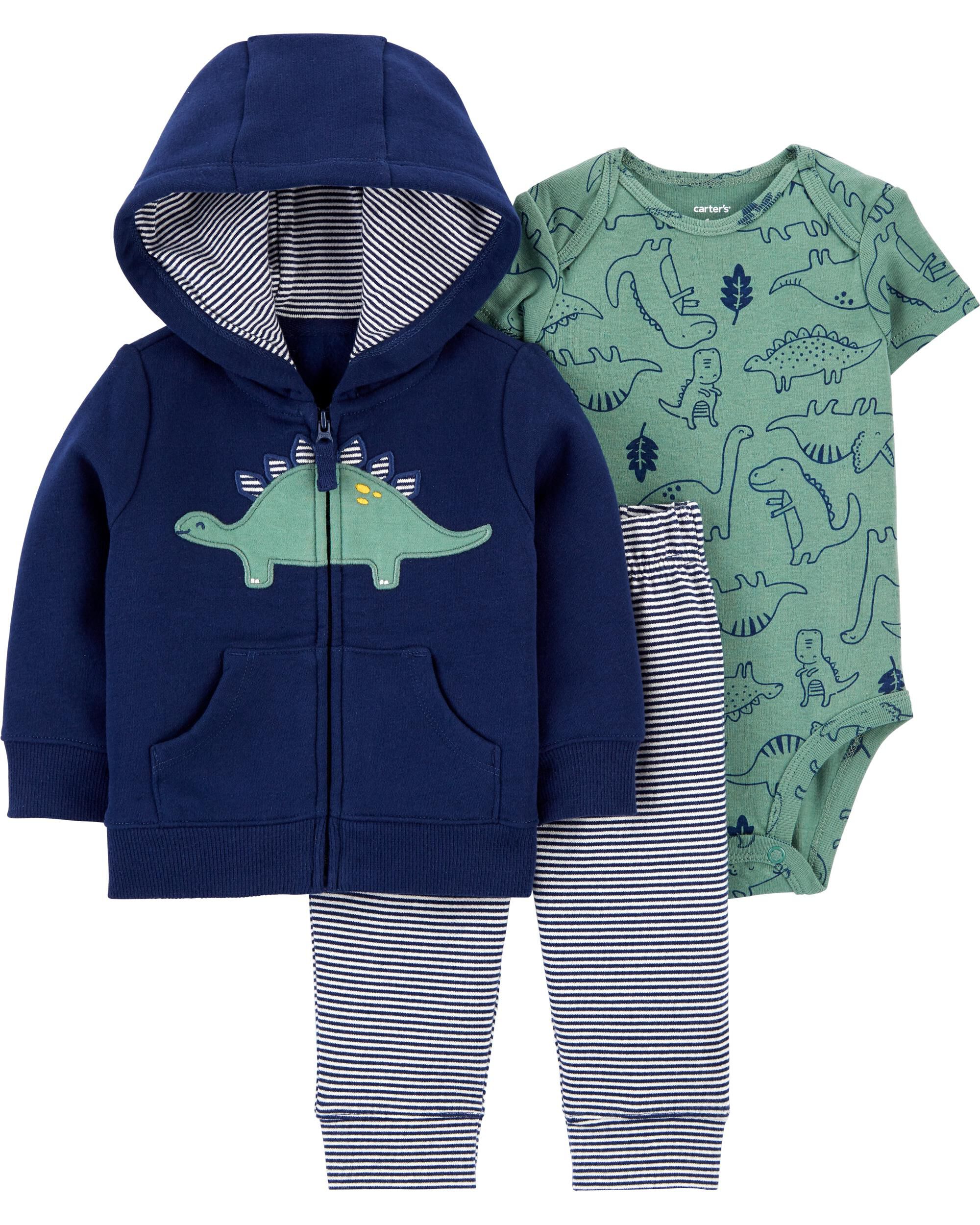 3 Piece Dinosaur Little Jacket Set
