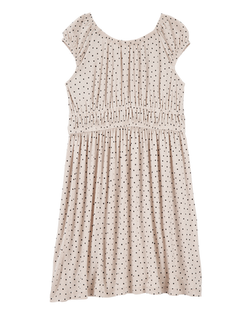 Kid Polka Dot Viscose Dress, 