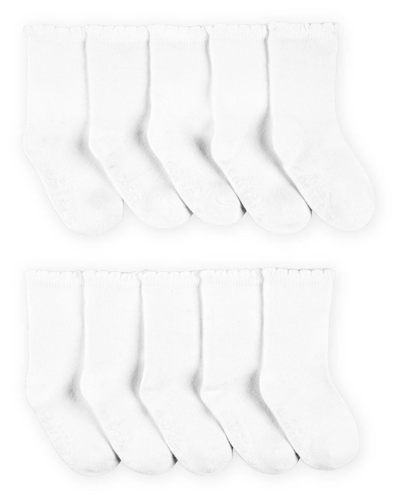 Enfant en bas âge 10 paires de chaussettes mi-mollet, image 1 sur 2 diapositives