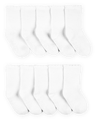 Enfant en bas âge 10 paires de chaussettes mi-mollet, image 1 sur 2 diapositives