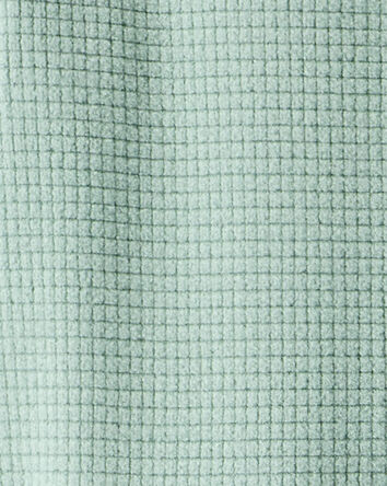 Tout-petit garçon - Pyjama une pièce à manches longues de coupe ample et fermeture à glissière double sens – Vert, 