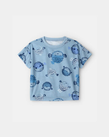 Toddler Boy 2-Piece Puffer Fish Pyjama Set, 