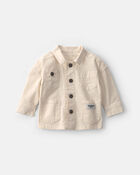 B&eacute;b&eacute; - Blouson en toile - Ivoire, image 1 sur 2 diapositives