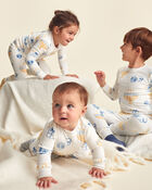 B&eacute;b&eacute; - Pyjama ajust&eacute; 2 pi&egrave;ces en DreamPlush &agrave; motif Hanoukka &ndash; Cr&egrave;me, image 2 sur 3 diapositives