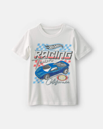 Gar&ccedil;ons - T-shirt &agrave; imprim&eacute; Hot Wheels&trade; - Blanc, 