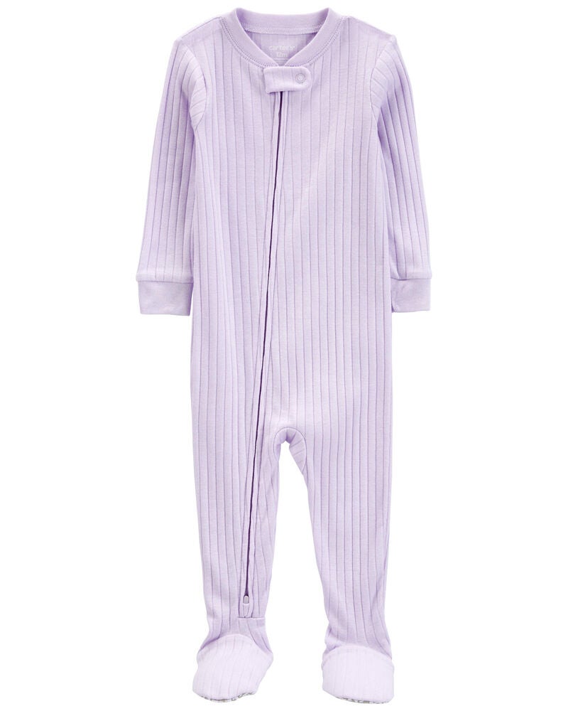 Toddler 1-Piece Cotton Blend Footie Pyjamas, image 1 of 3 slides