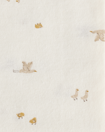 Baby 4-Pack Stork Print Receiving Blankets, 