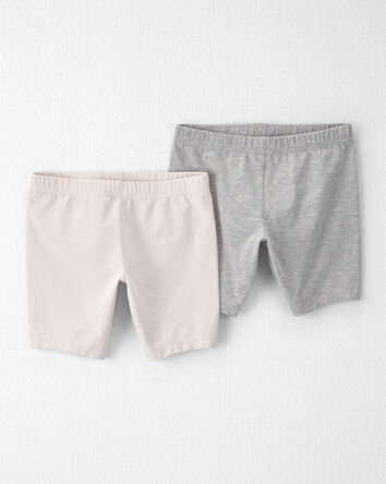 Filles - Emballage de 2 shorts extensibles, 