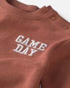 Baby Organic Cotton 'Game Day' French Terry Graphic Bubble, image 3 of 6 slides